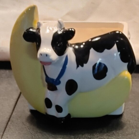 Other - 𝅺cow over the moon ceramic baby planter